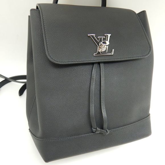Louis Vuitton LockMe Backpack Calf Noir Black - Picture 5 of 8